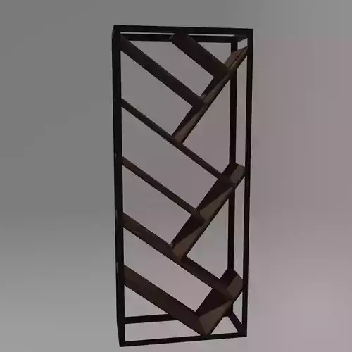 Low Poly Book Shelve