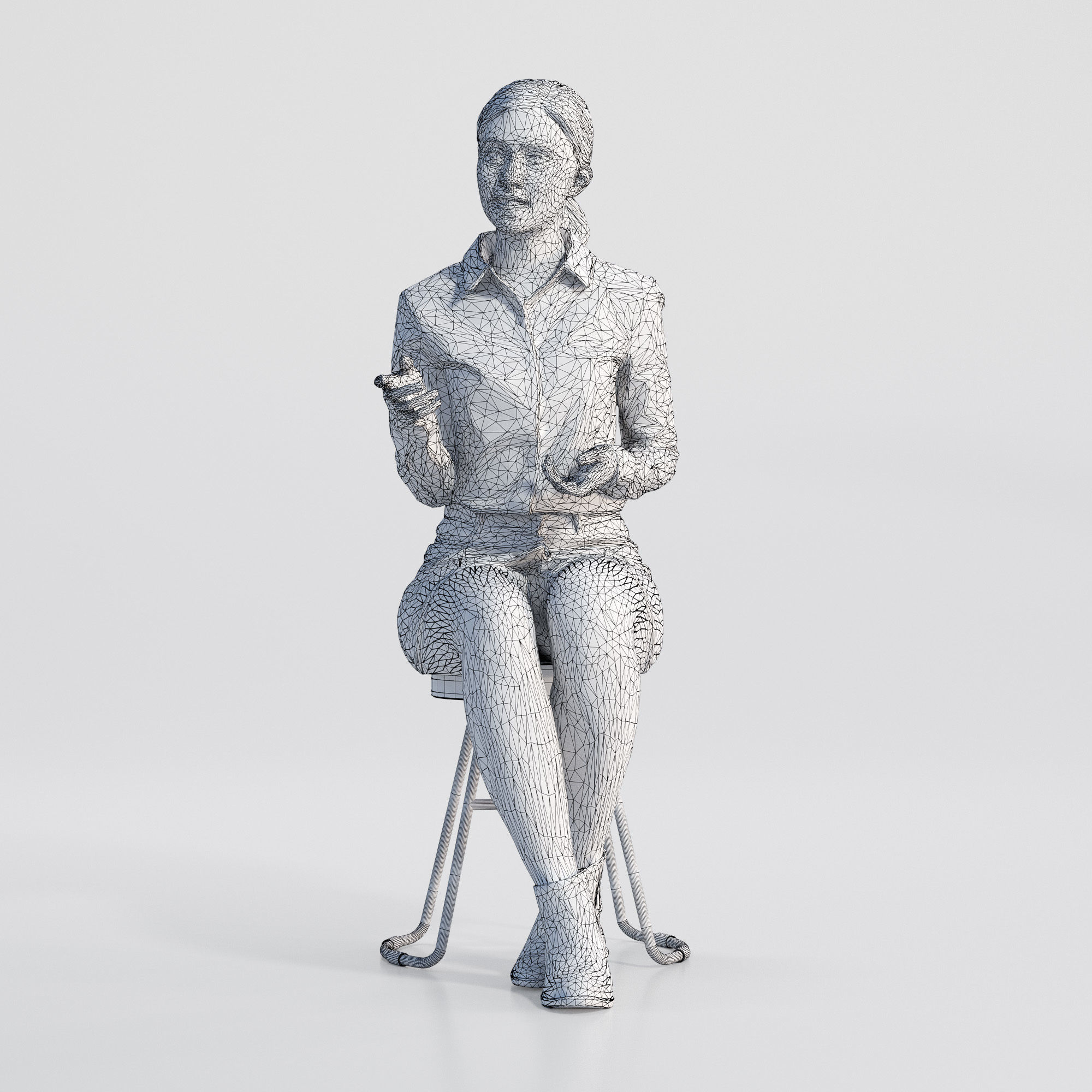 Bundle Casual 003 3D model_9