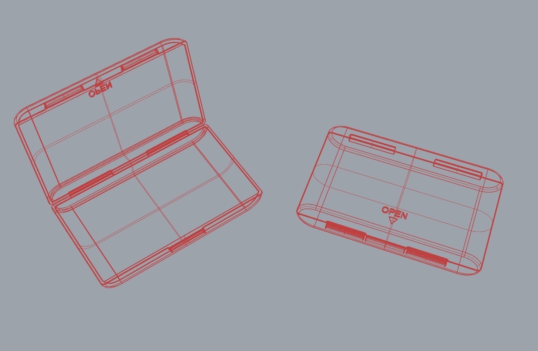 Small box bowl bottle case 3D print model_5