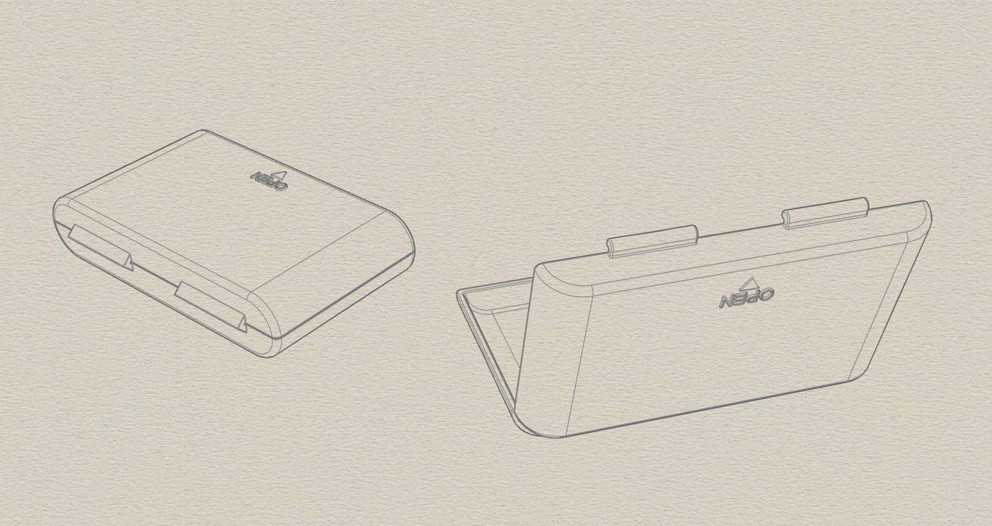 Small box bowl bottle case 3D print model_11