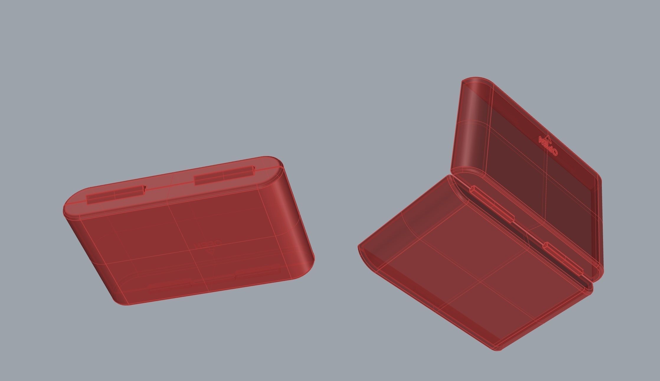 Small box bowl bottle case 3D print model_1