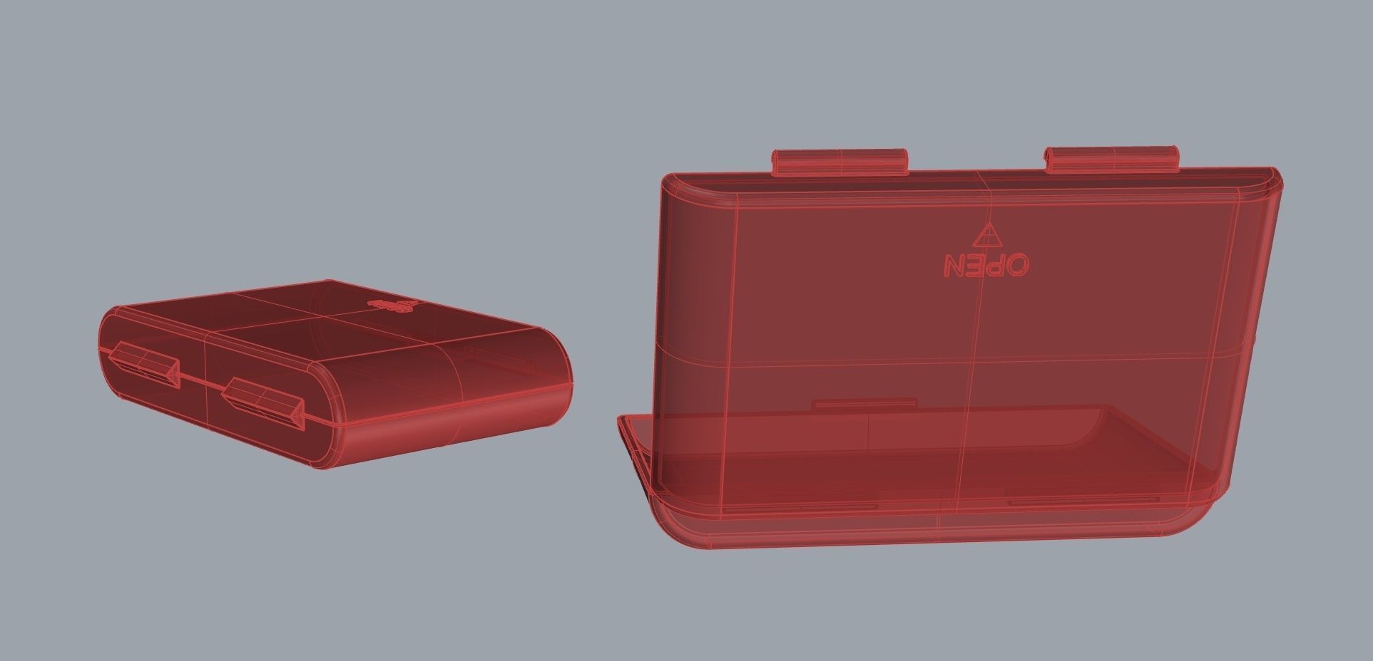 Small box bowl bottle case 3D print model_7