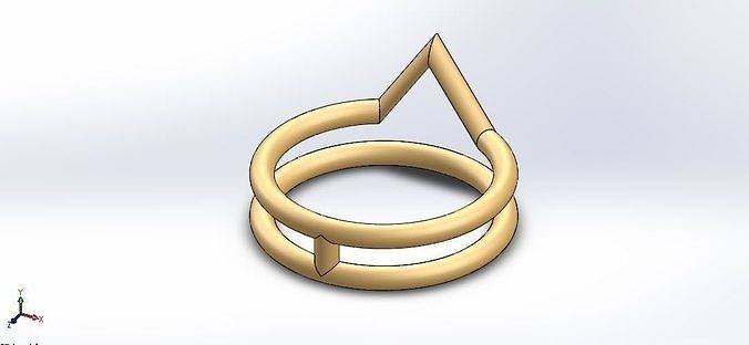 Simple ring  Free 3D print model