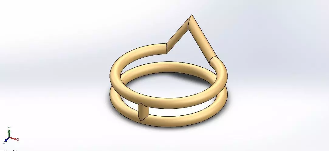 Simple ring Free 3D print model