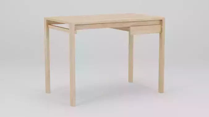 Sebastianerazo Desk 100x60x75 Low-poly 3D model