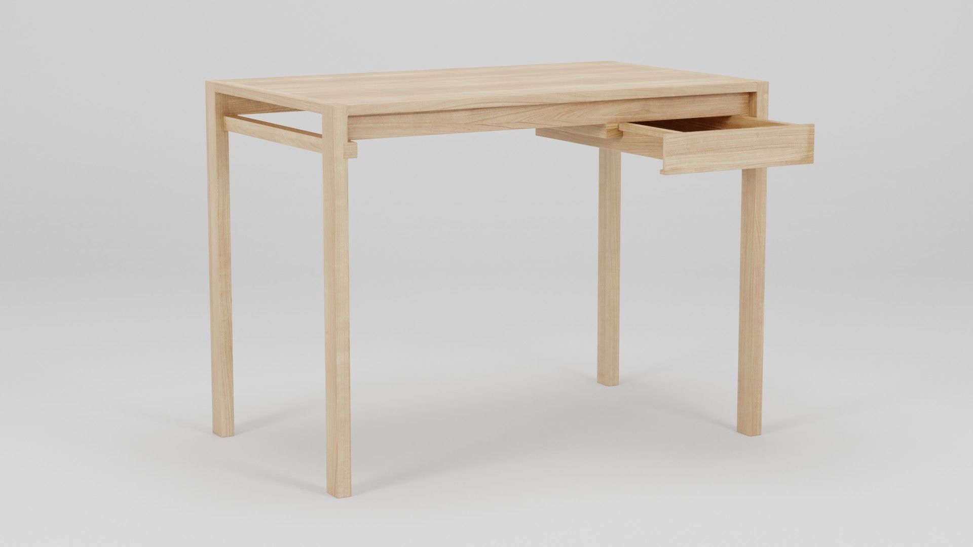 Sebastianerazo Desk 100x60x75 Low-poly 3D model_3