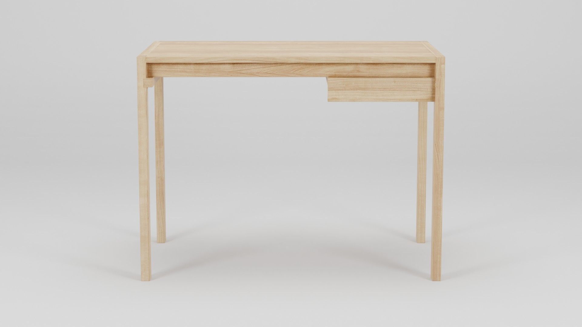 Sebastianerazo Desk 100x60x75 Low-poly 3D model_1