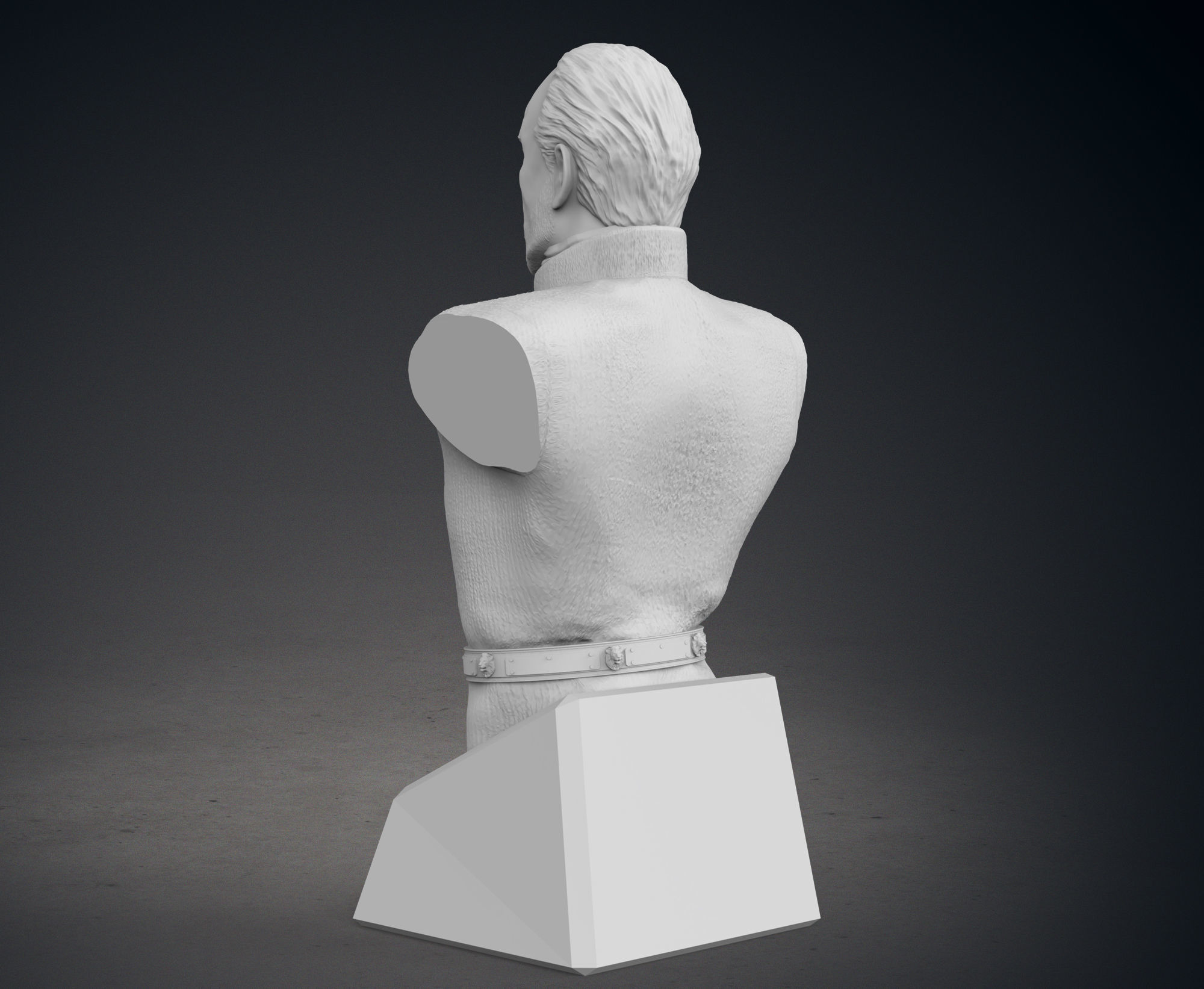 Tywin Lannister Bust 3D print model_4