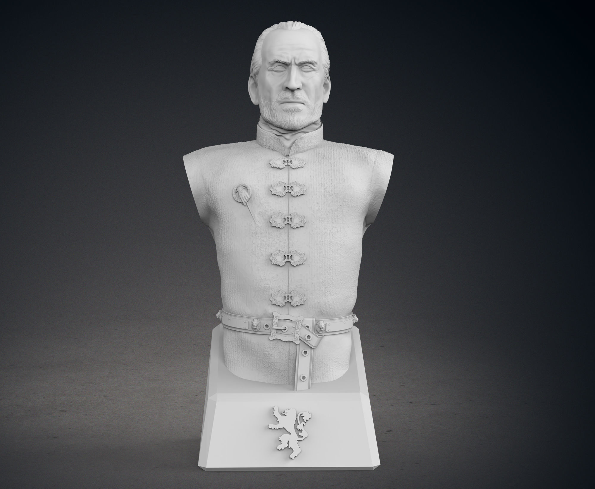 Tywin Lannister Bust 3D print model_1