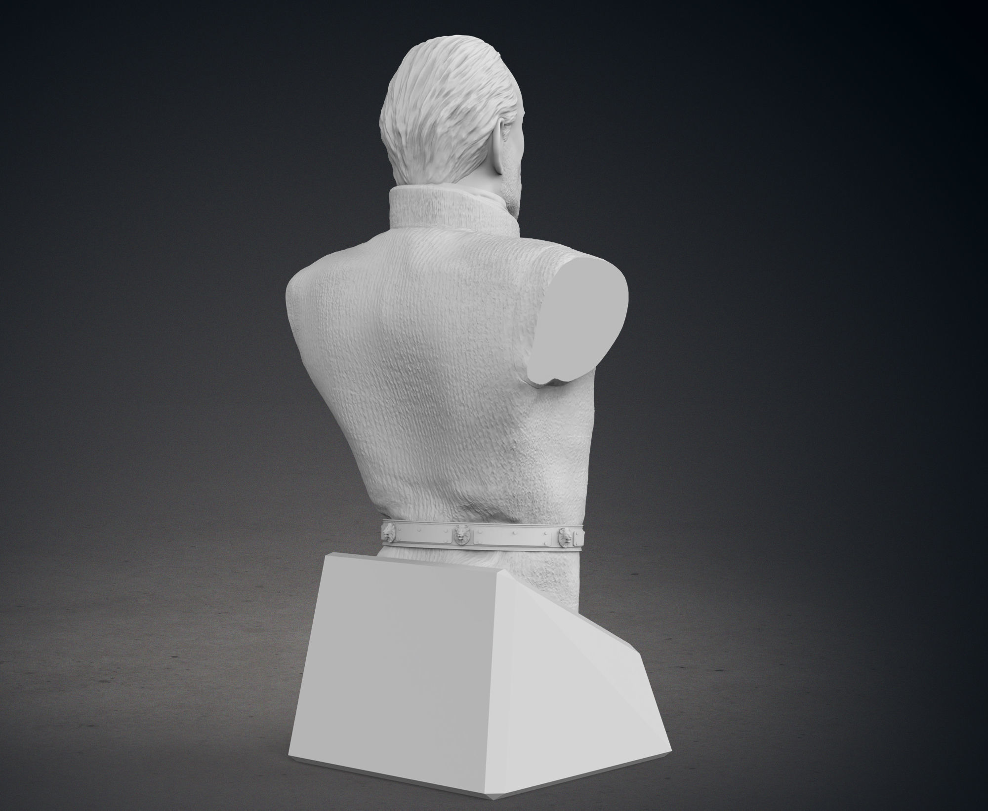 Tywin Lannister Bust 3D print model_6
