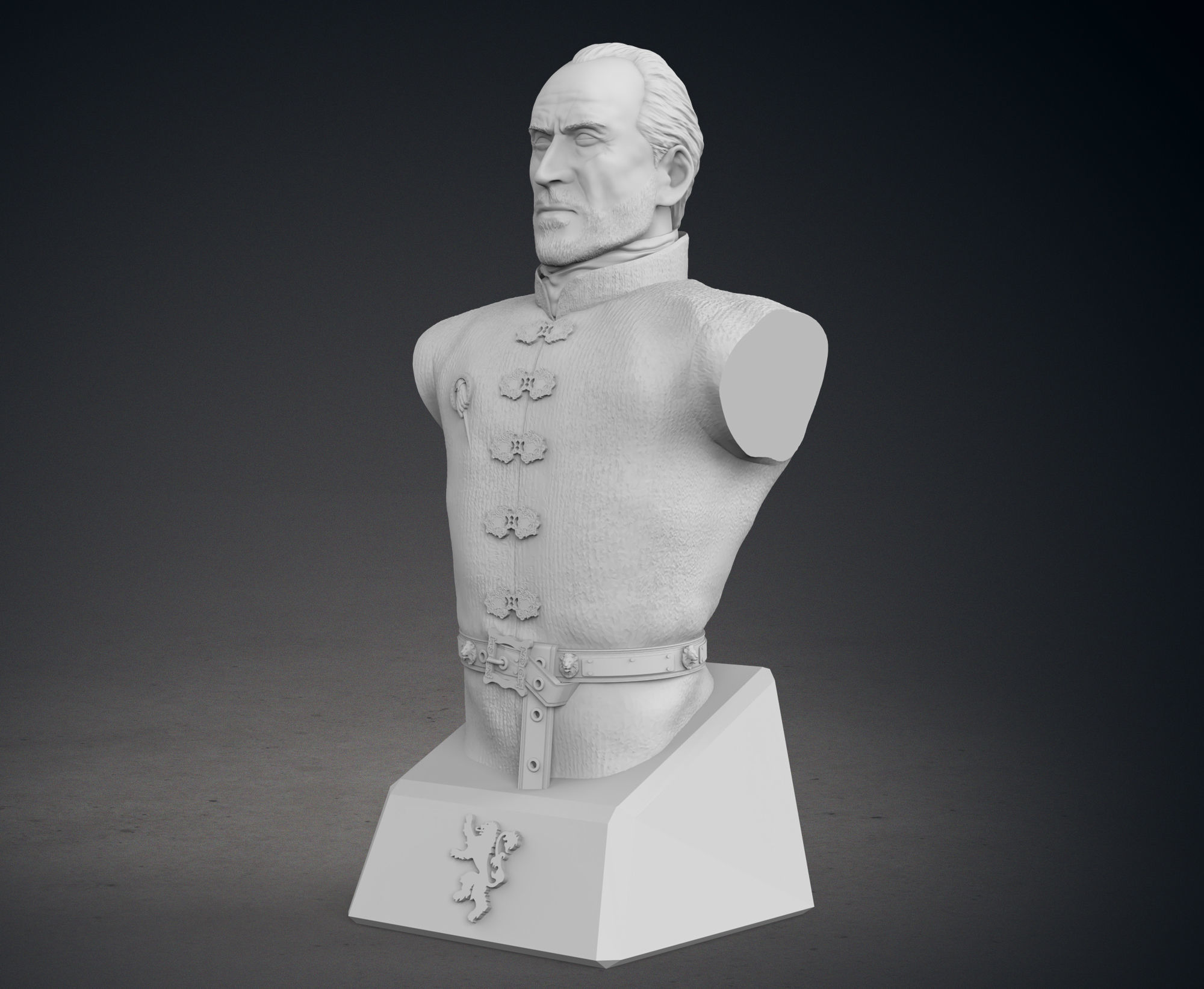 Tywin Lannister Bust 3D print model_2