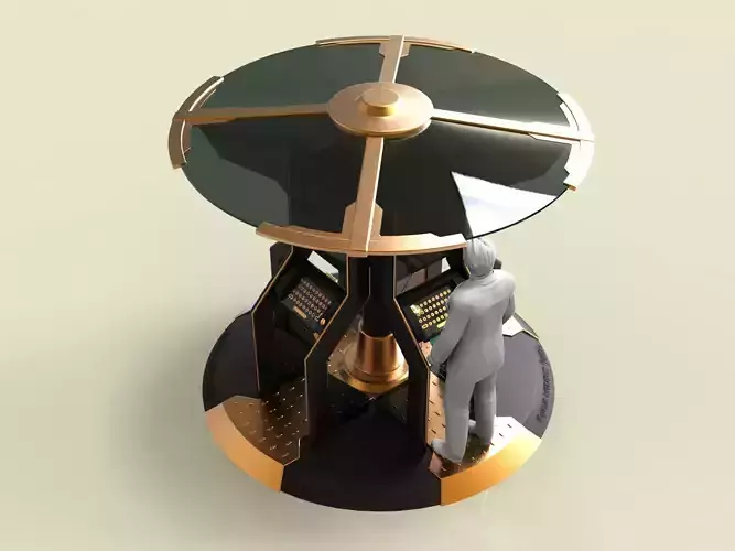 Multi kiosco environment design booth design 3D print model