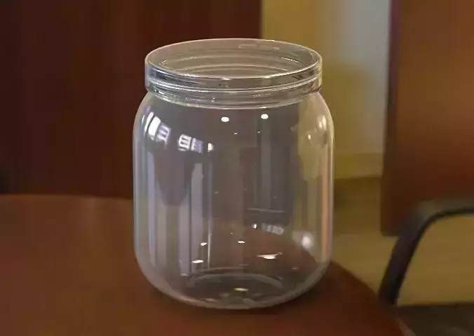 Plastic Jar 3D print model