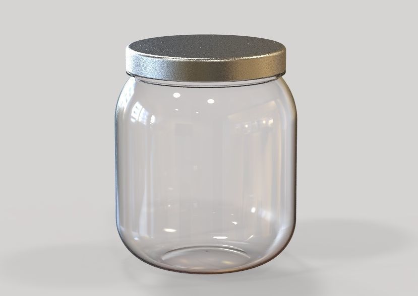 Plastic Jar 3D print model_32