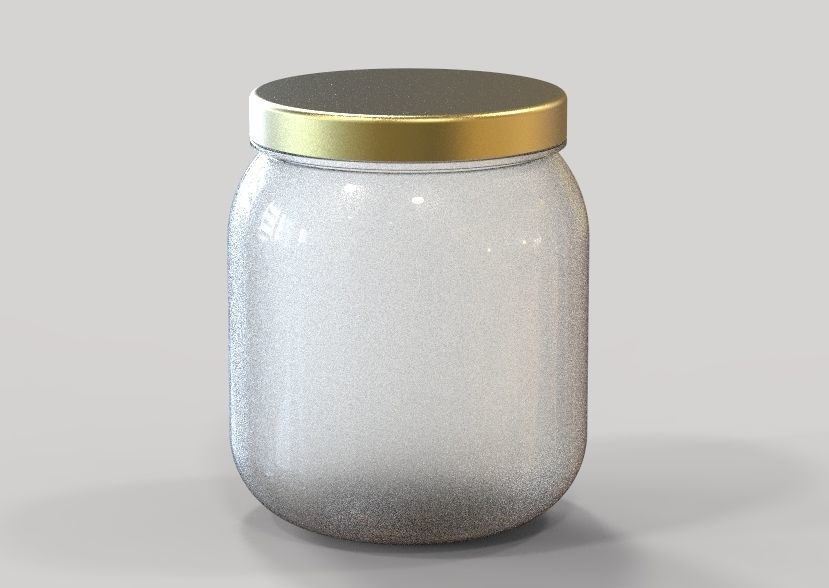 Plastic Jar 3D print model_37