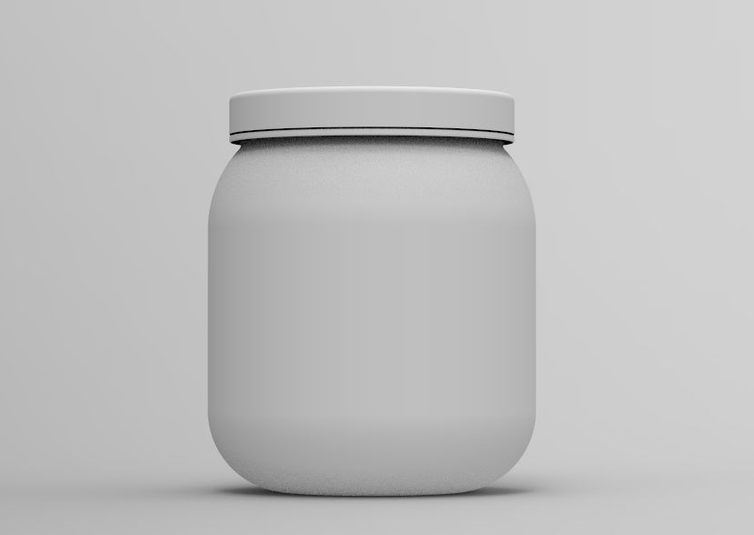Plastic Jar 3D print model_18