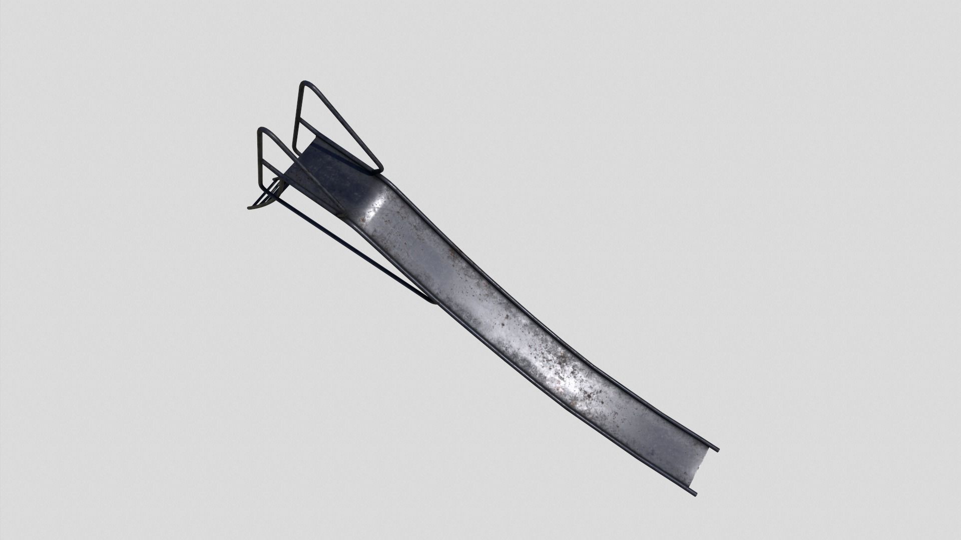 Old Slide Low-poly 3D model_2