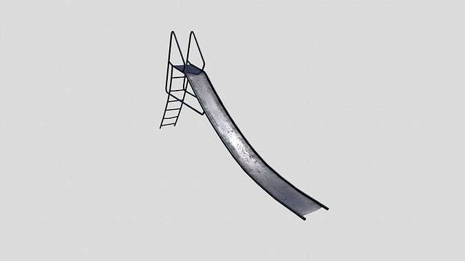Old Slide Low-poly 3D model
