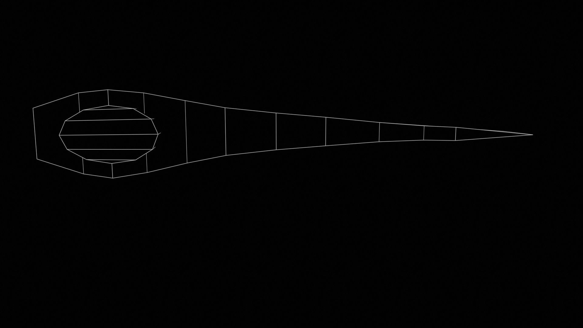 Medieval Fury AXE Low-poly 3D model_9