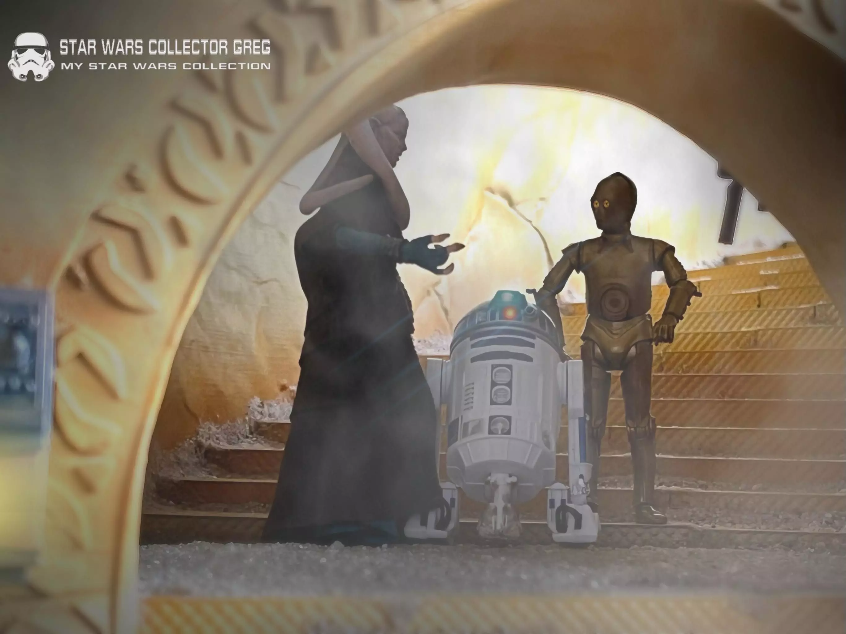 Jabbas Throne Room - Top floor - Complete set 1-6 scale 3D Model Collection_46