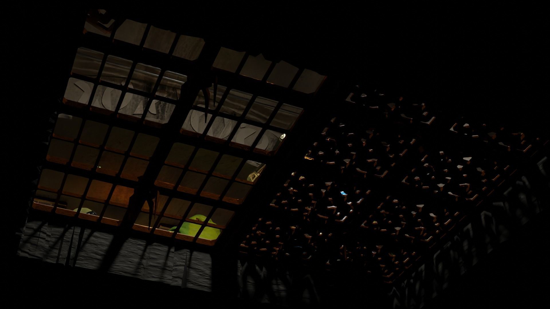 Jabbas Throne Room - Top floor - Complete set 1-6 scale 3D Model Collection_31