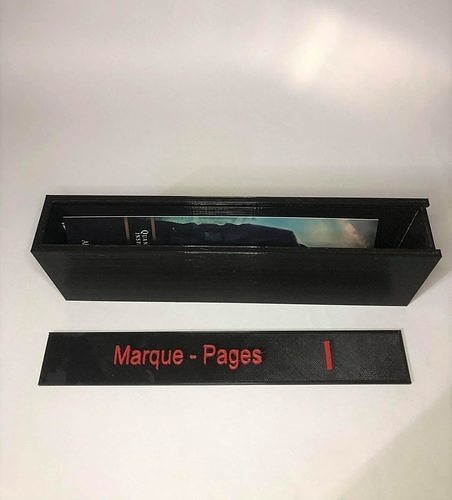 Bookmark box Free 3D print model