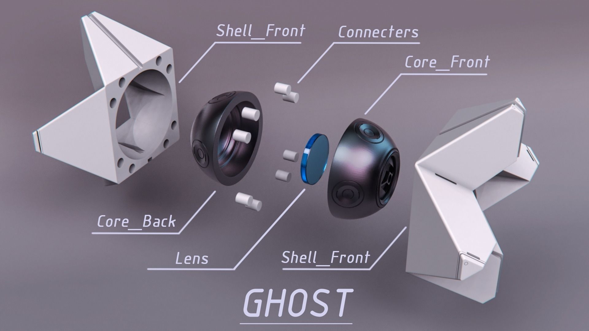 Destiny GHOST for 3d print 3D print model_2