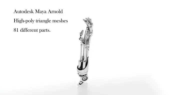 Robot arm imitating Terminator the film