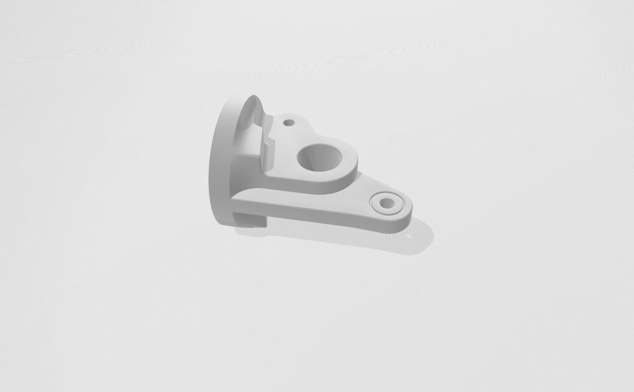 Robot arm imitating Terminator the film 3D model_6