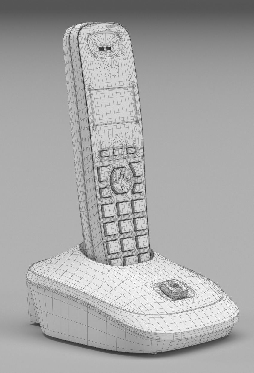 Panasonic KX-TG2511 Free 3D model_7