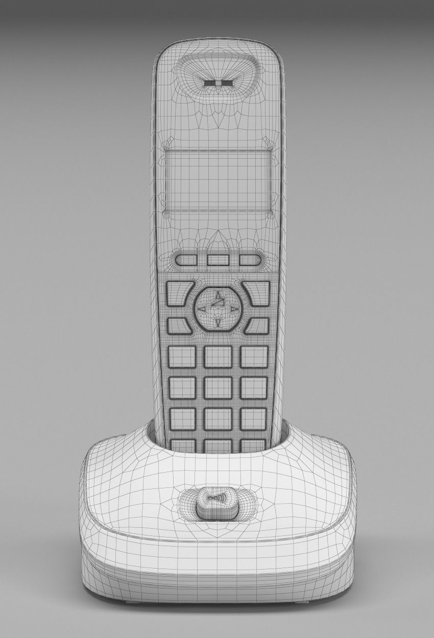 Panasonic KX-TG2511 Free 3D model_10