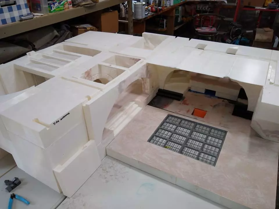 Jabbas Throne Room - Top floor - Complete set 1-12 scale 3D Model Collection_37