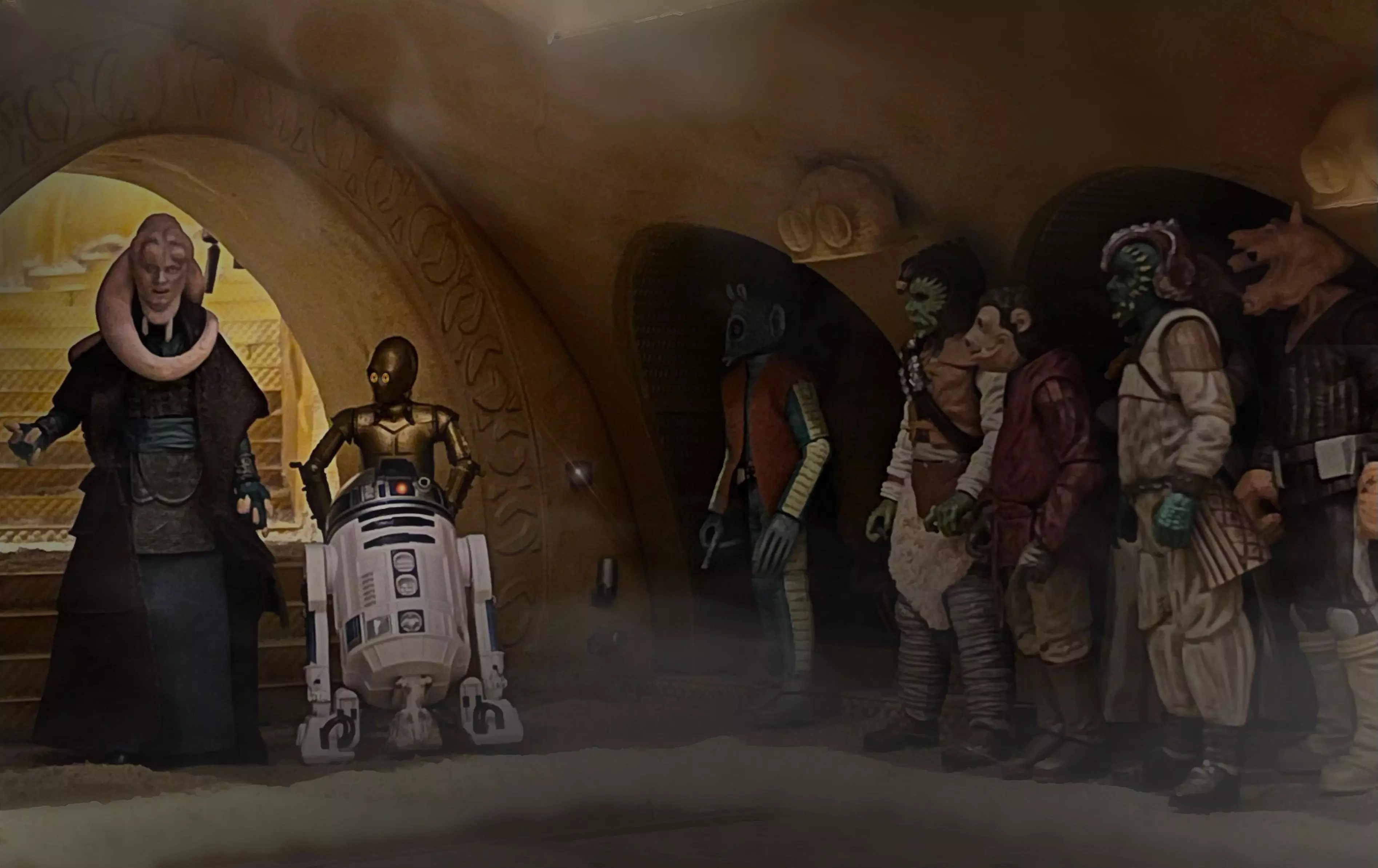 Jabbas Throne Room - Top floor - Complete set 1-12 scale 3D Model Collection_50