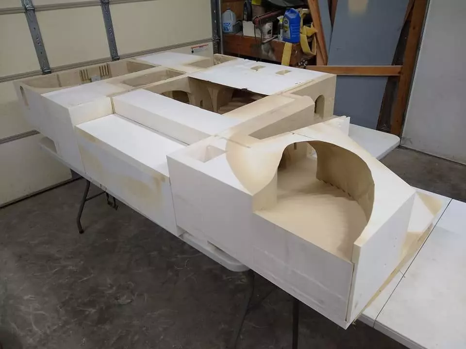 Jabbas Throne Room - Top floor - Complete set 1-12 scale 3D Model Collection_43