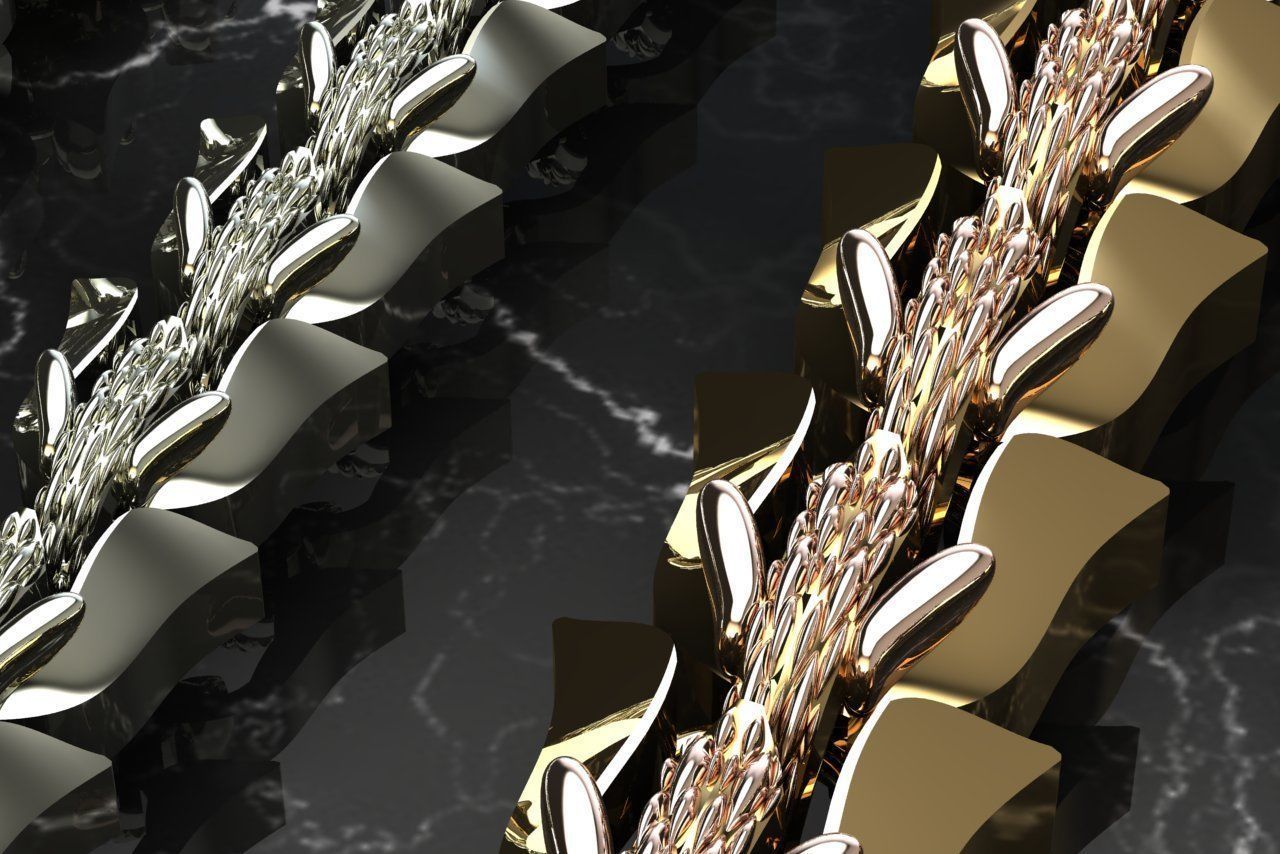 Dragon Chain 3D print model_4