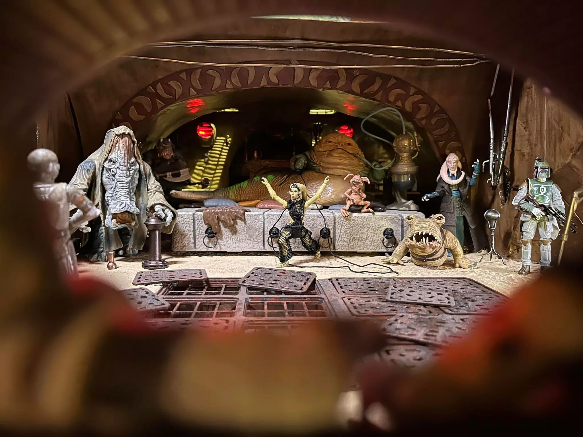 Jabbas Throne Room - Top floor - Complete set 1-18 scale 3D Model Collection_45