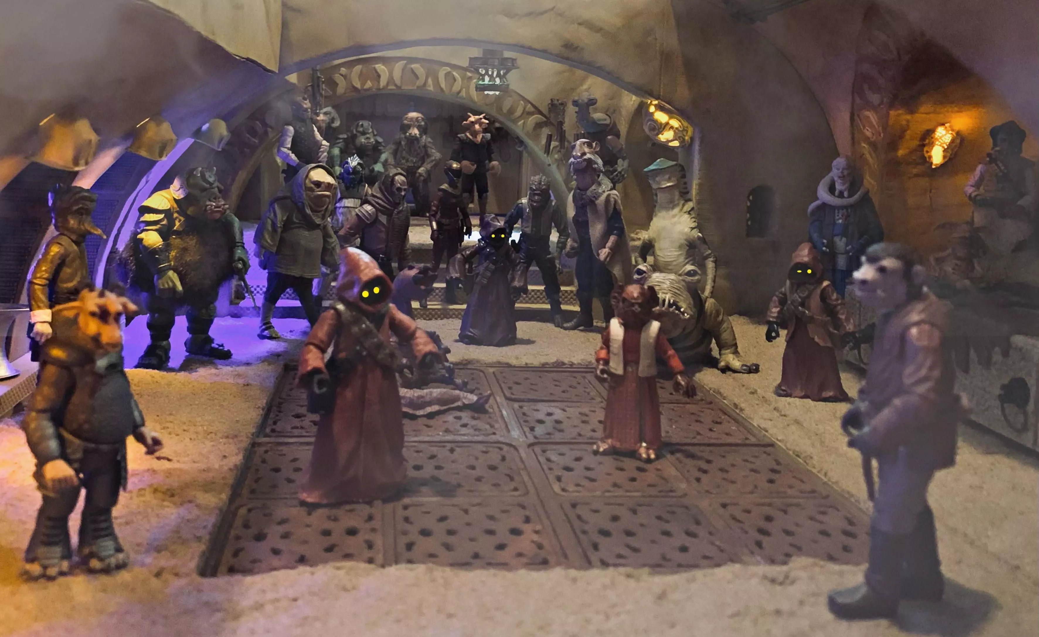 Jabbas Throne Room - Top floor - Complete set 1-18 scale 3D Model Collection_54