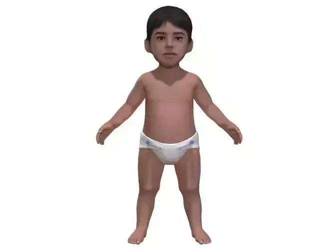 baby-toon child in diapers