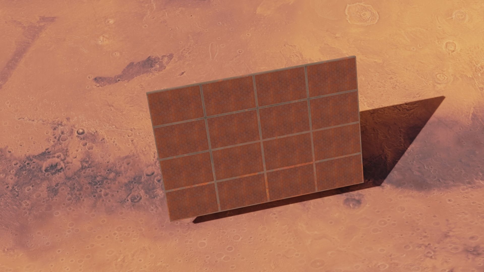 Old solar panel Low-poly 3D model_9