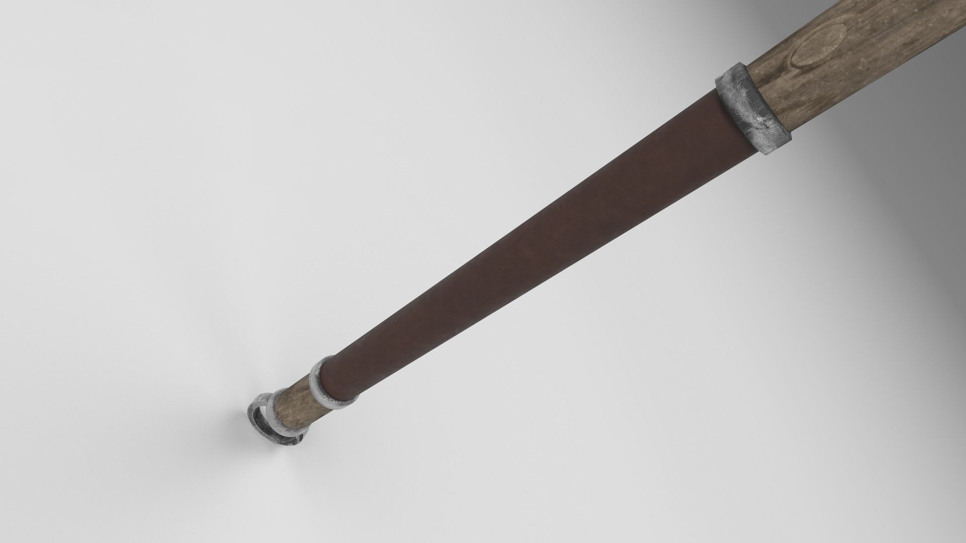 Medieval mace 2 Free low-poly 3D model_5
