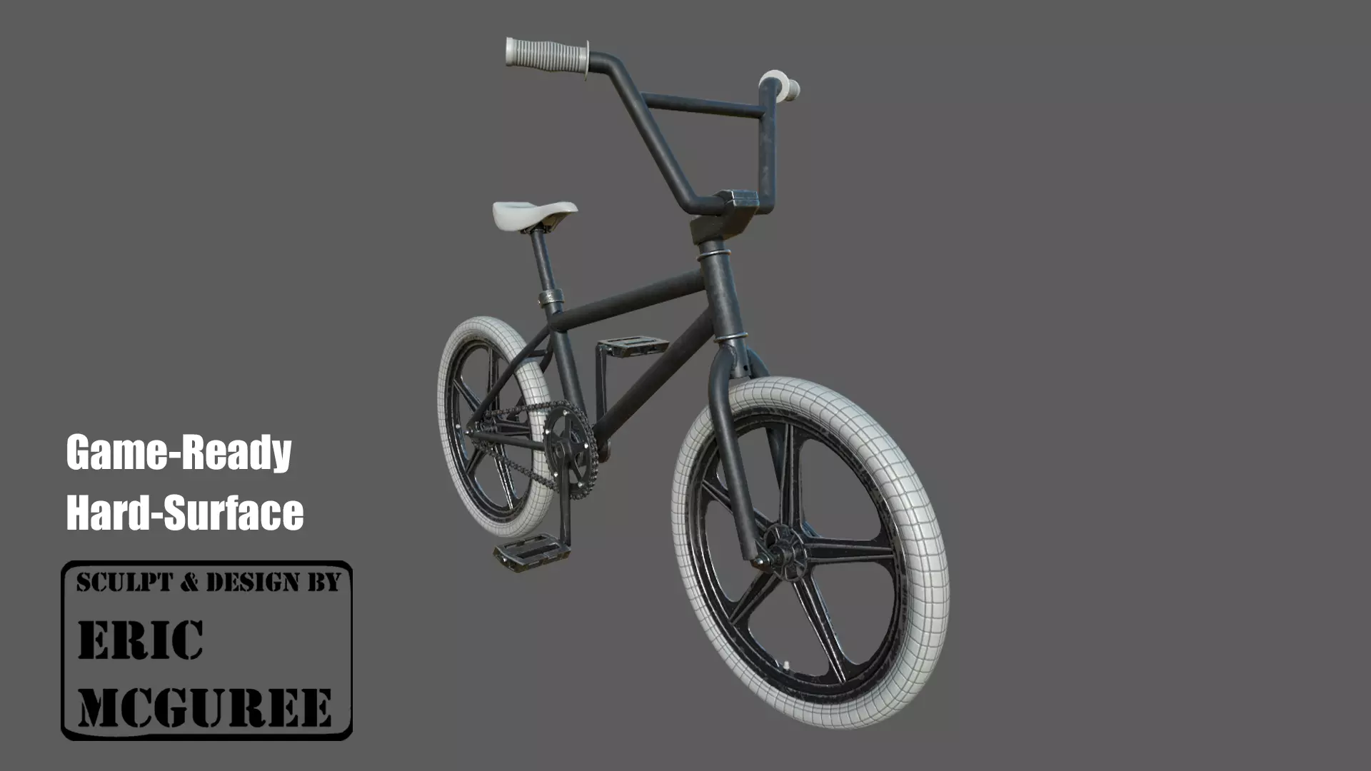BMX 21 Low-poly 3D model_0
