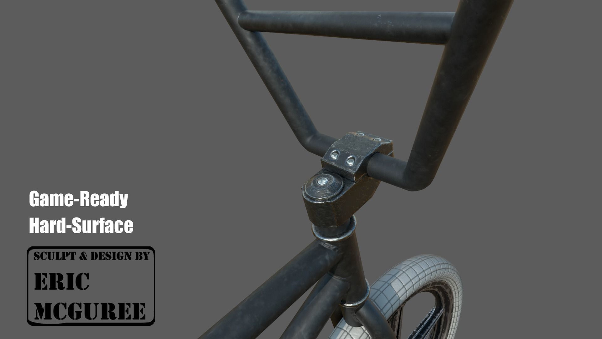 BMX 21 Low-poly 3D model_8