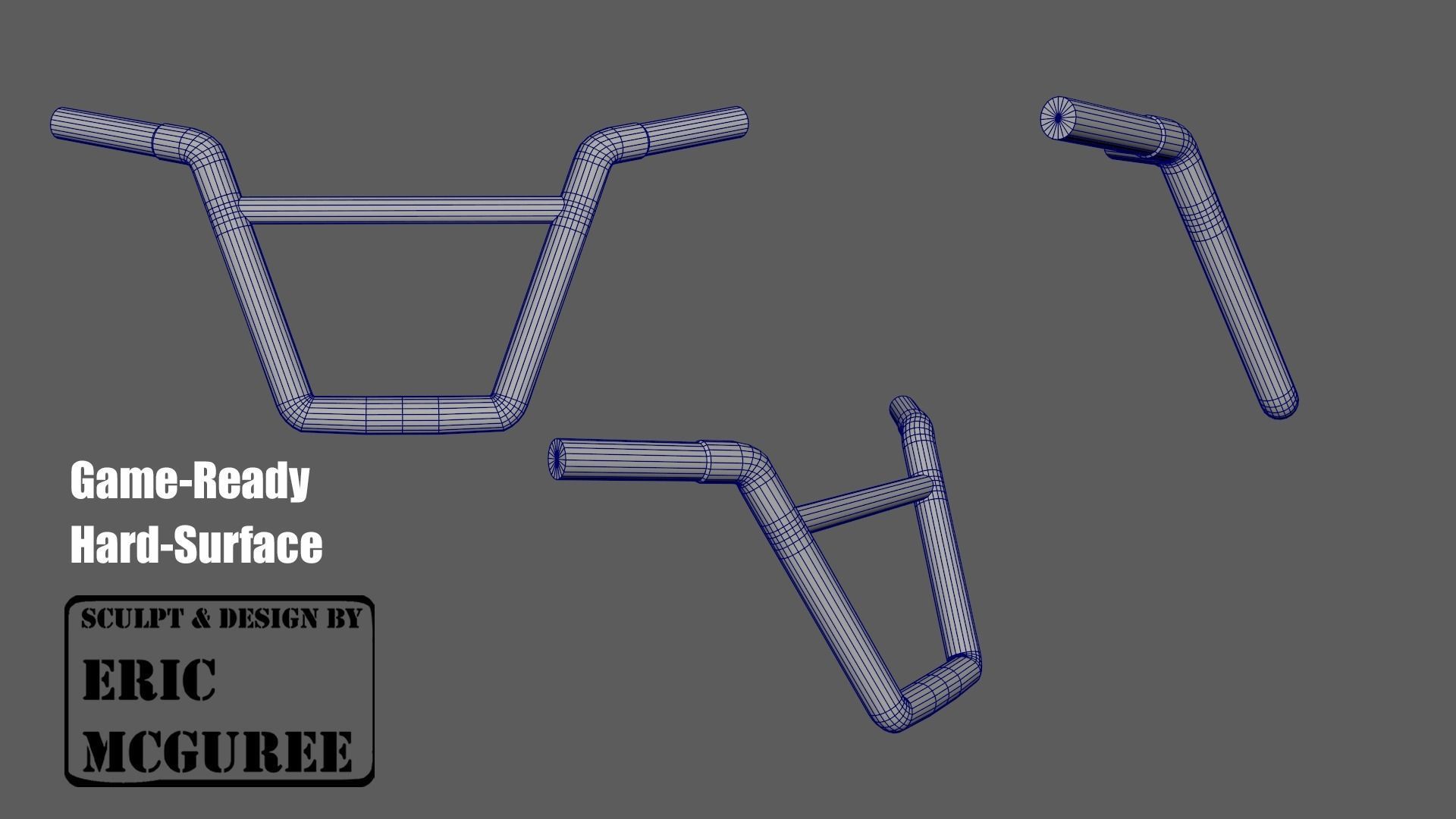 BMX 21 Low-poly 3D model_20