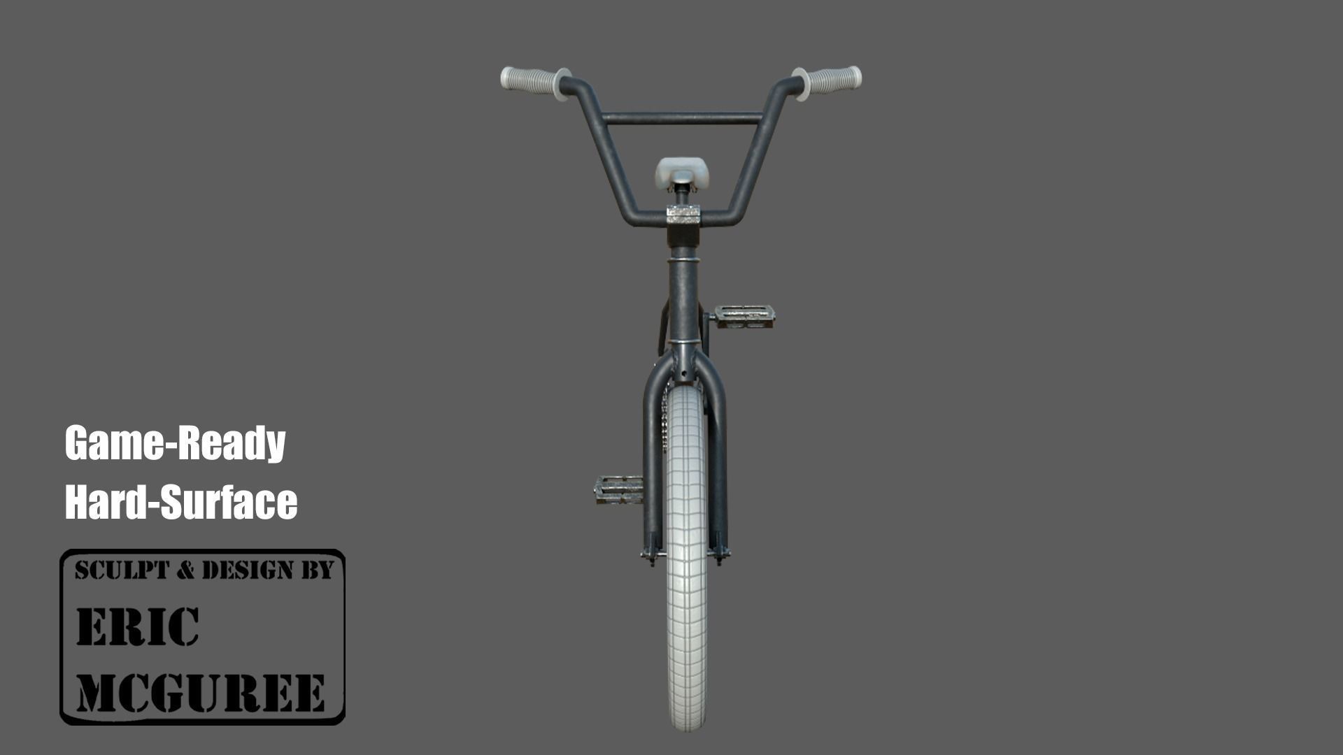BMX 21 Low-poly 3D model_5