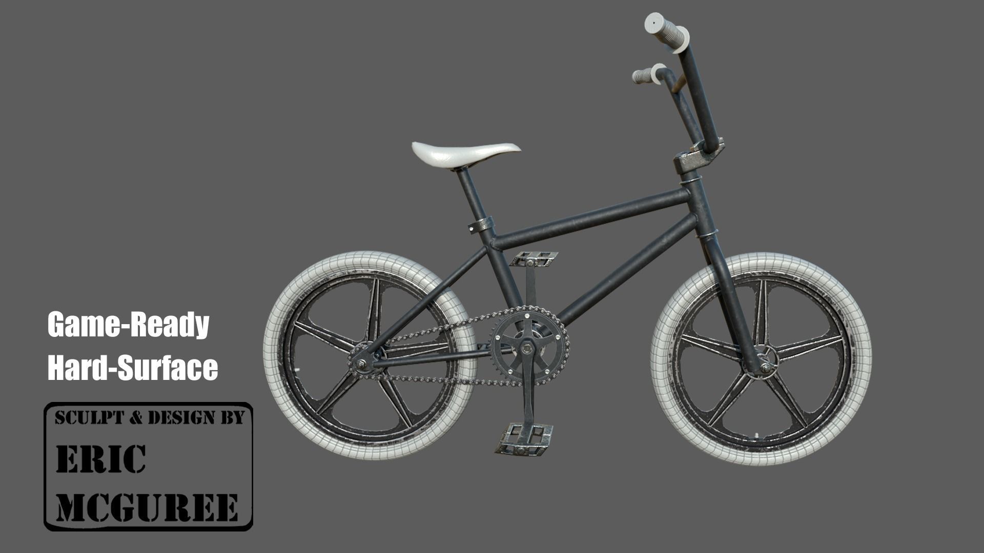BMX 21 Low-poly 3D model_3