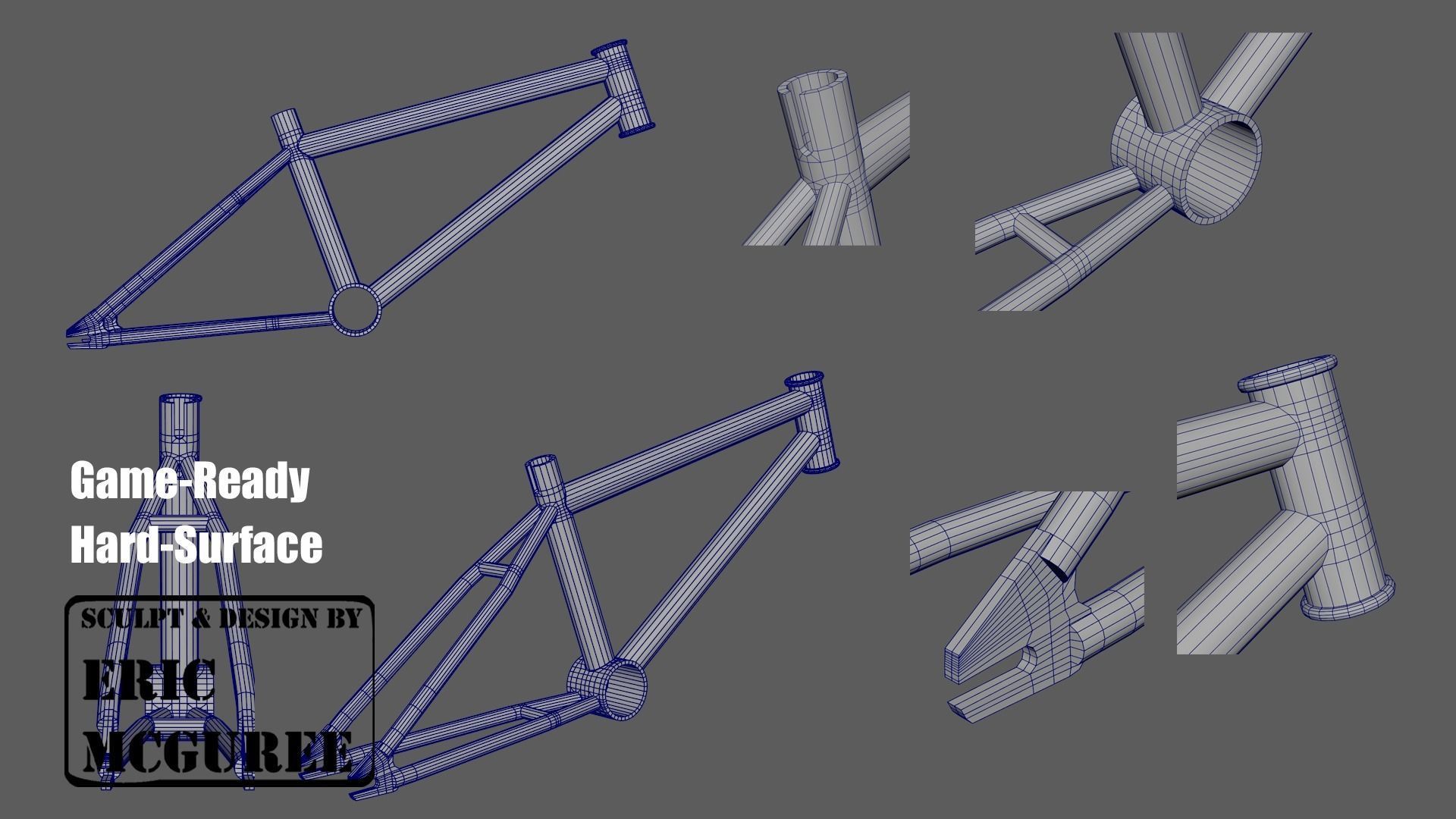 BMX 21 Low-poly 3D model_24