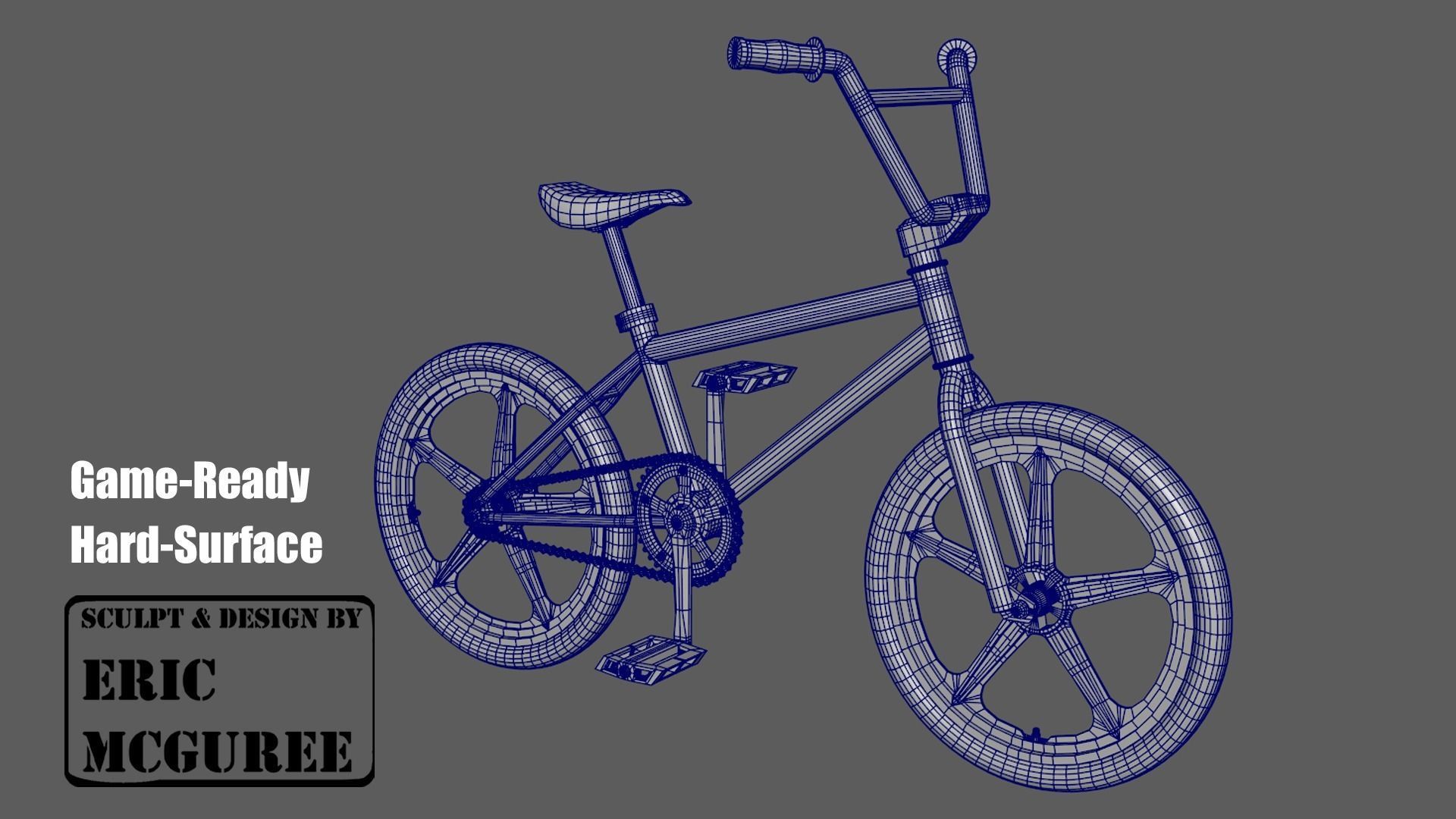BMX 21 Low-poly 3D model_17
