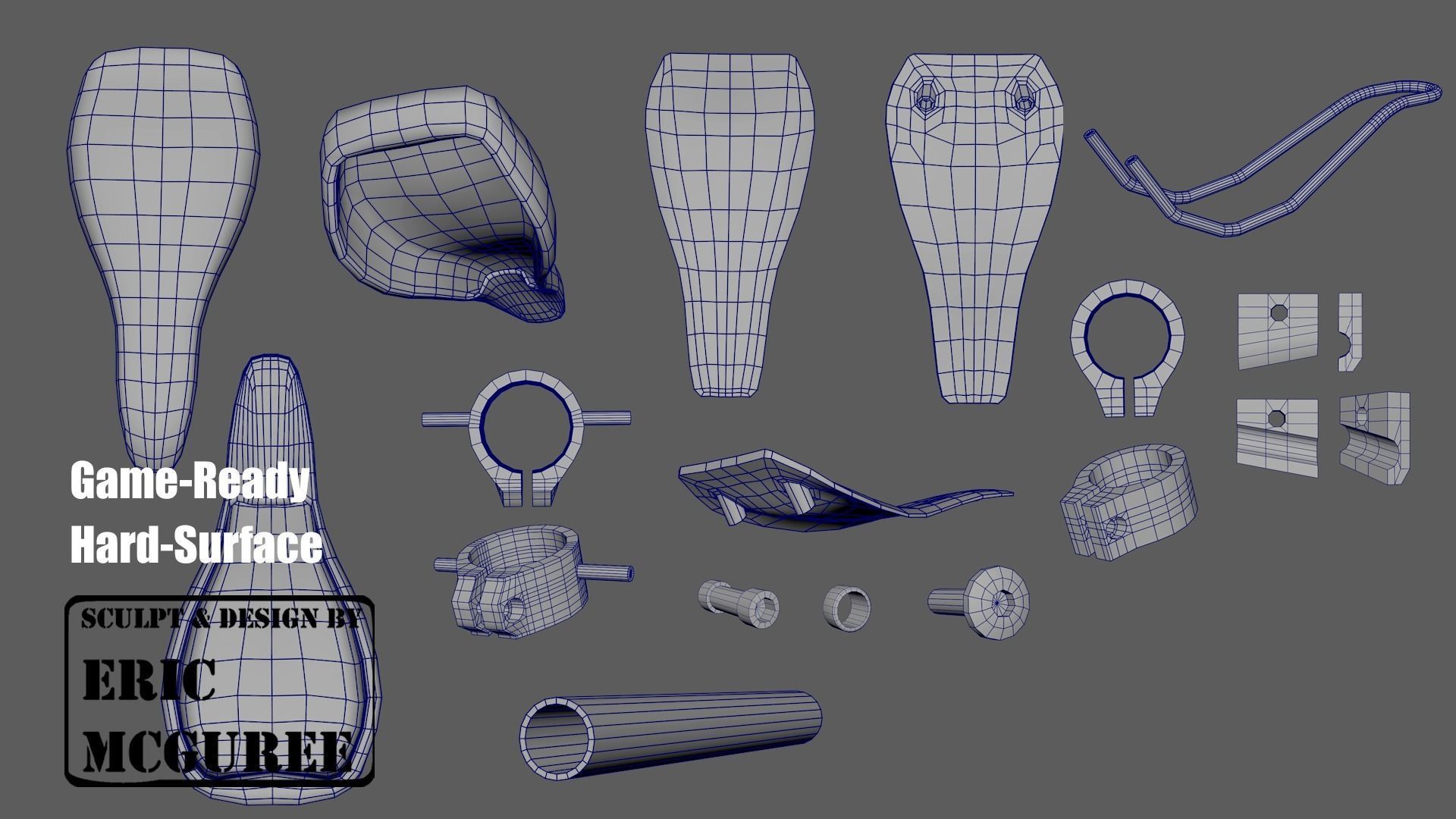 BMX 21 Low-poly 3D model_15