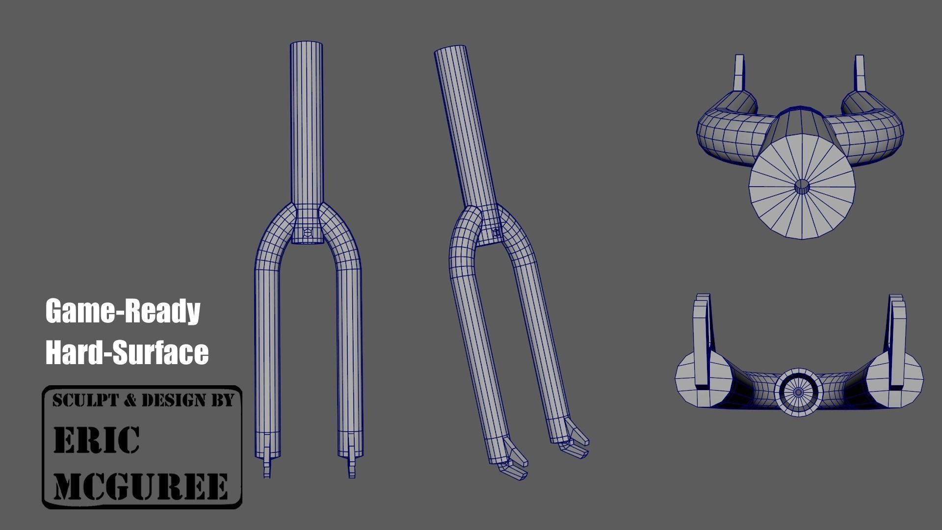 BMX 21 Low-poly 3D model_10