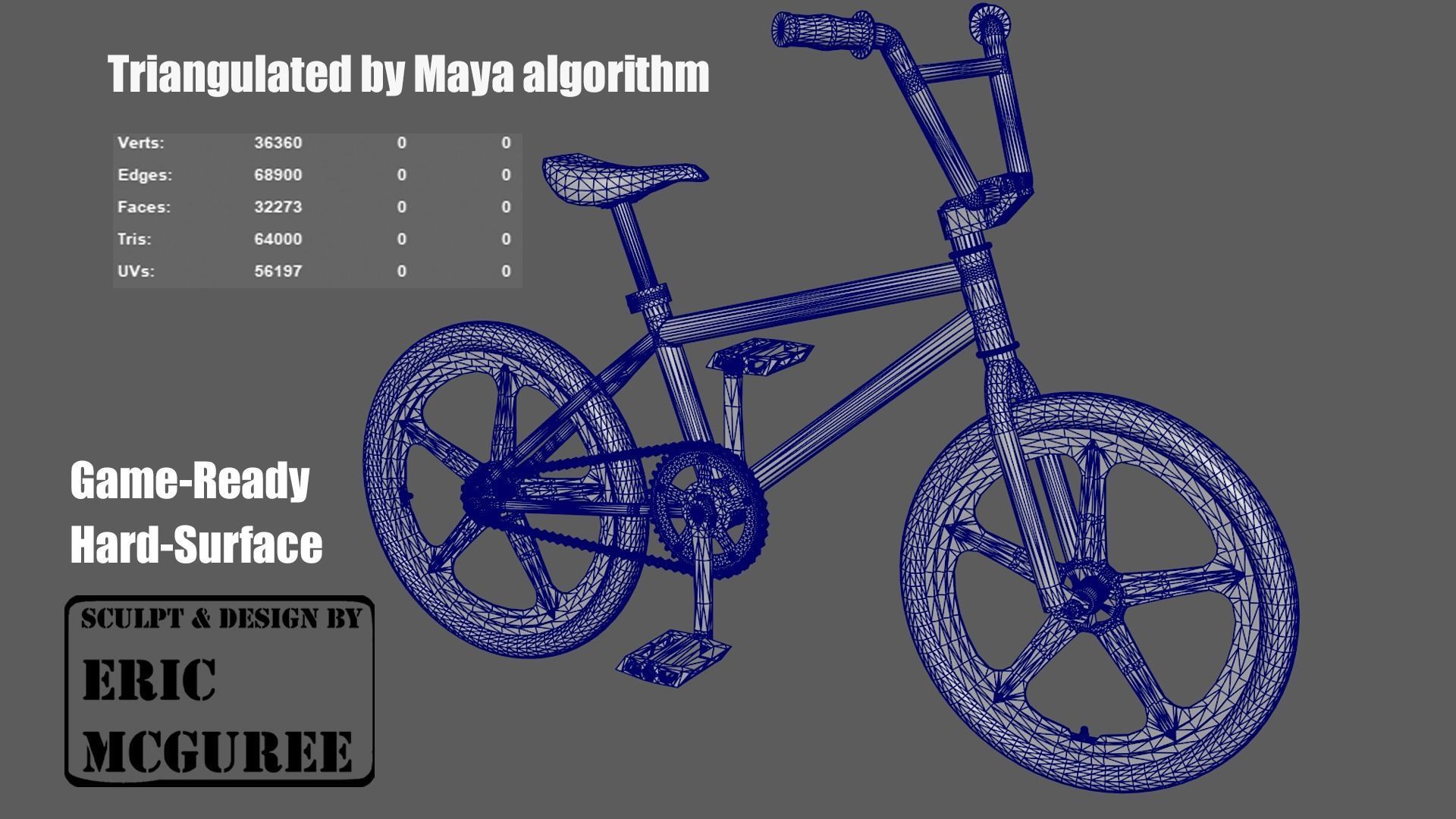 BMX 21 Low-poly 3D model_9